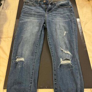 Judy Blue Mid-rise Relaxed Fit Distressed Jeans